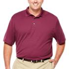 Van Heusen Short Sleeve Traveler Ottoman Knit Polo- Big And Tall