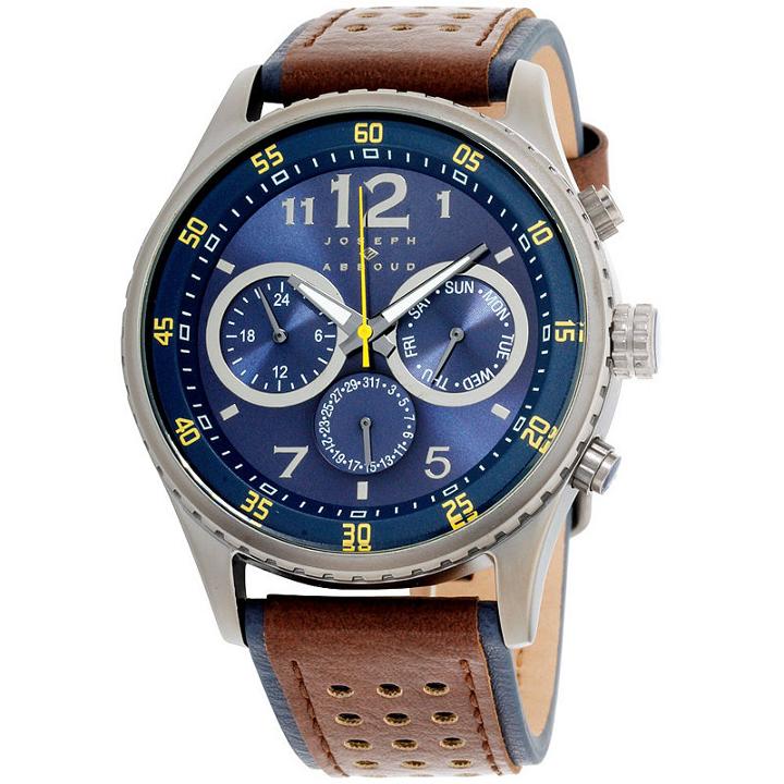 Joseph Abboud Mens Brown Strap Watch-ja3203gy648-709