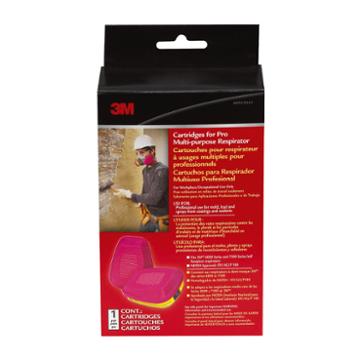 3m 60923hb1-c Cartridges For Pro Multi-purpose Respirator