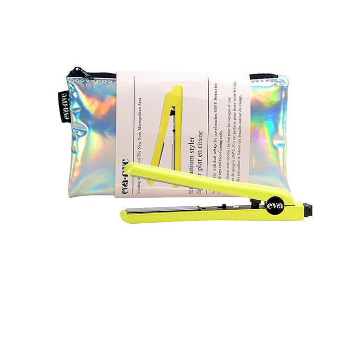 Eva Nyc Mini Max Heat Titanium 1/2 Flat Iron - Electric Yellow