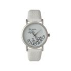 Olivia Pratt Womens White Strap Watch-15189white