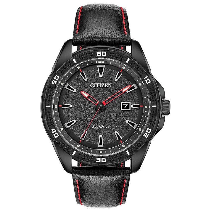 Drive From Citizen Mens Black Strap Watch-aw1585-04e