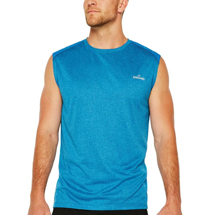 Spalding Dbl Dye Hthr Muscle Muscle T-shirt