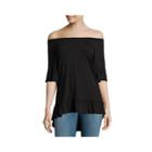 A.n.a. Convertible Cold Shoulder Peplum Top