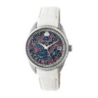 Empress Unisex White Strap Watch-empem1804