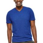 Jf J. Ferrar Short-sleeve V-neck Slub Tee