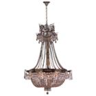 Winchester Collection 12 Light Antique Bronze Finish And Clear Crystal Chandelier