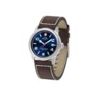 Swiss Military By Charmex Vintage Mens Brown Strap Watch-78335 8 C