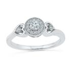Promise My Love Womens 1/8 Ct. T.w. Genuine Diamond White Promise Ring