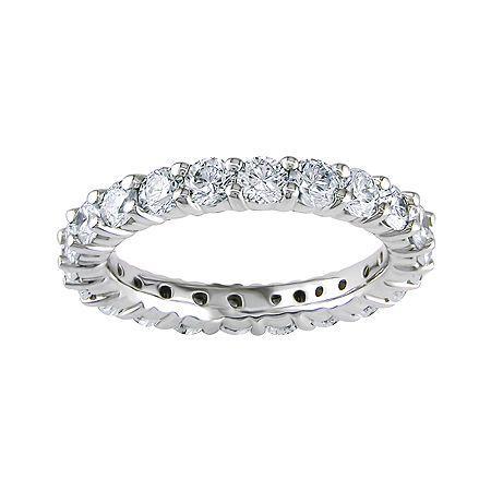 14k 2 Ct. T.w. Shared Prong Enternity Band