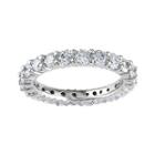 14k 2 Ct. T.w. Shared Prong Enternity Band