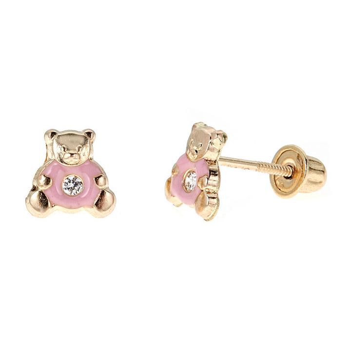 Diamond Accent White Cubic Zirconia 6mm Stud Earrings