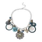 Mixit Patina Charm Necklace