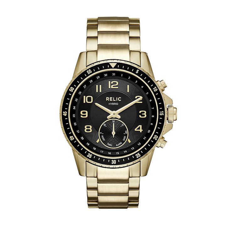 Relic Mens Gold Tone Smart Watch-zrt1009