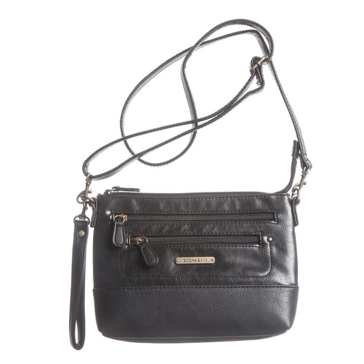 Stone And Co 3-bagger Plugged-in Charger Leather Crossbody Bag
