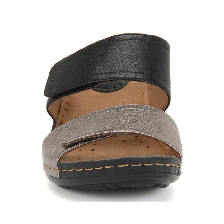 Softspots Panama Two-strap Wedge Sandals
