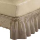 Easyfit Wrap-around Solid Ruffled Bedskirt