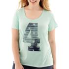 Arizona Short-sleeve Graphic T-shirt - Juniors Plus