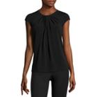 Liz Claiborne Twist Neck Top - Tall