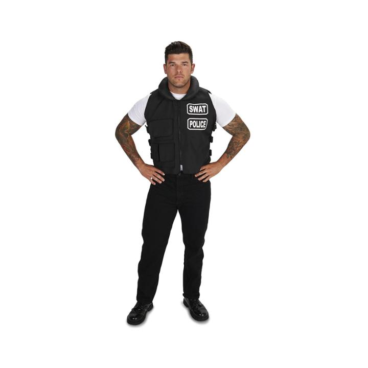 Swat Team Vest Adult Plus Costume - One-size Fitsmost