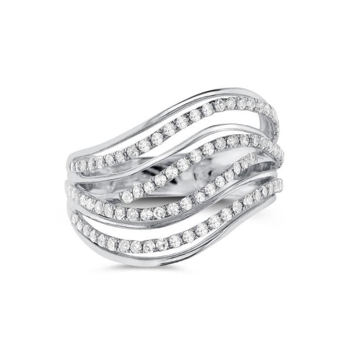 3/4 Diamond 14k White Gold Ring