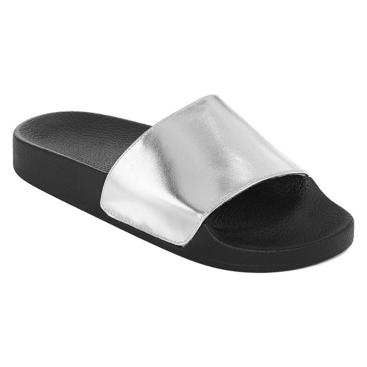 City Streets Womens Slide Sandals