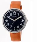 Simplify Unisex The 2600 Black Dial Leather-band Watch Sim2603