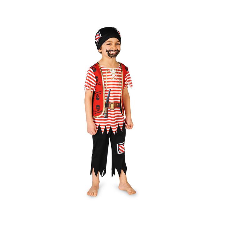 Printed Pirate Matey Child Costume