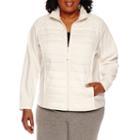Made For Life Quilted Brushed Fleece Jacket-plus