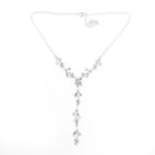 Vieste Rosa Womens Clear Brass Y Necklace