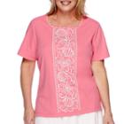 Alfred Dunner Acapulco Short-sleeve Seashell Center Tee - Plus