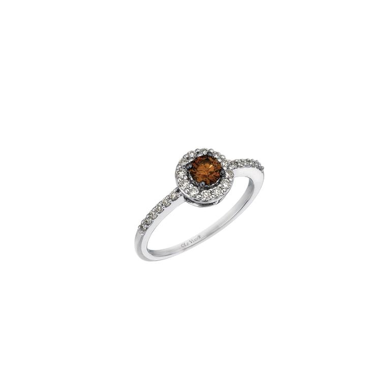Grand Sample Sale By Le Vian 1/2 Ct. T.w. Vanilla Diamonds & Chocolate Diamonds 14k Vanilla Gold Chocolatier Ring