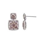 2 1/3 Ct. T.w. Pink Diamond 18k Gold Drop Earrings