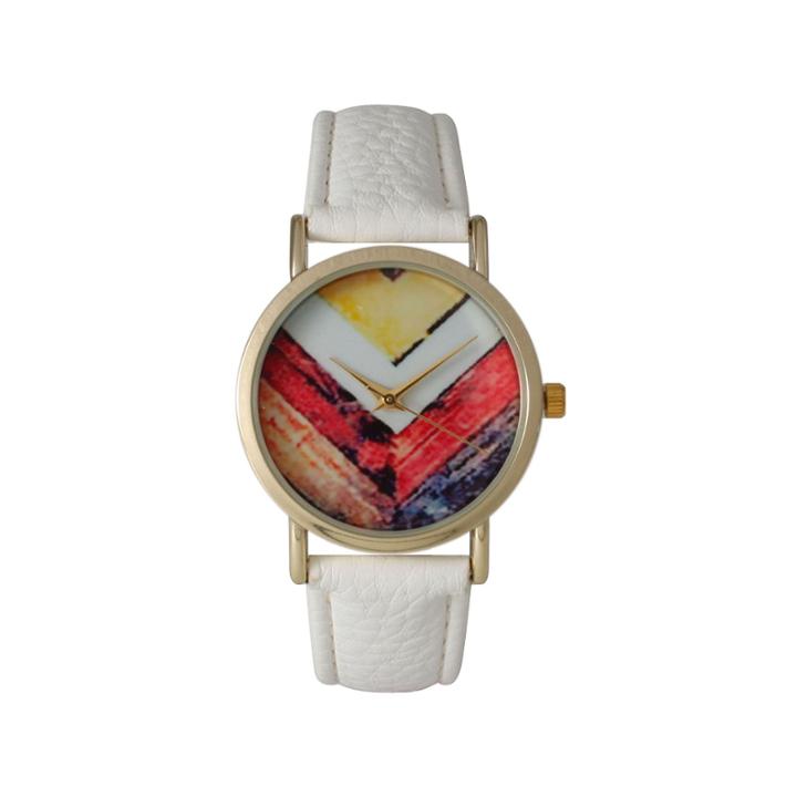 Olivia Pratt Womens White Strap Watch-15135white