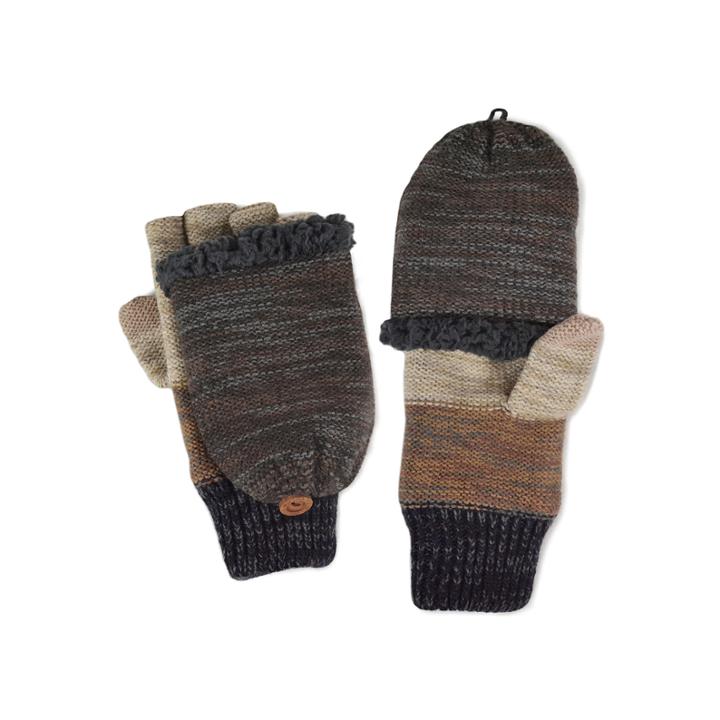 Muk Luks Ombre Fingerless Flip Top Gloves
