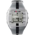 Polar Ft4 Mens Heart-rate Monitor Chronograph Silver-tone Strap Watch