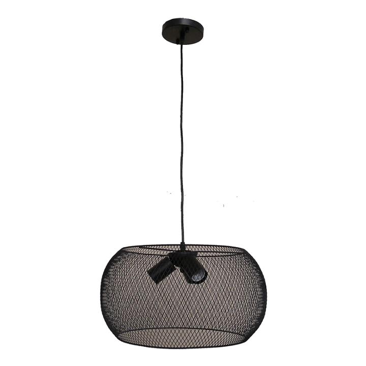Peter 3-light Black Chandelier