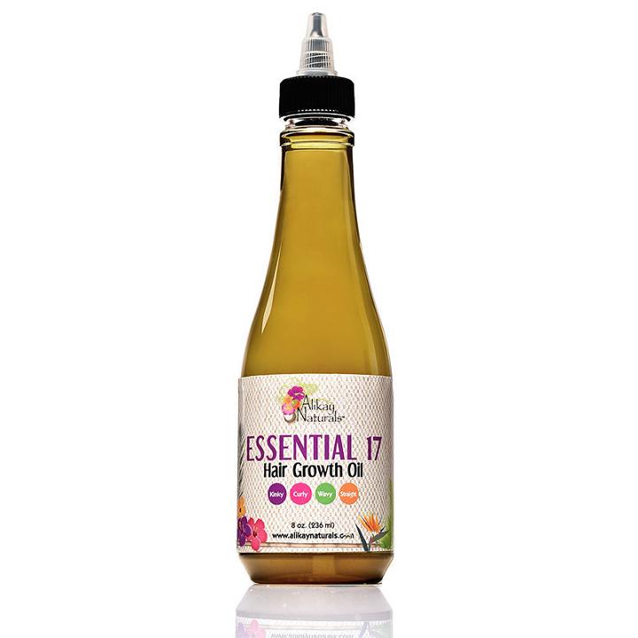 Alikay Naturals Essential 17 Hair Growth Hair Oil - 8 Oz.