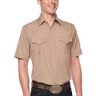 Ely Cattleman Short Sleeve Tonal Button-front Shirt