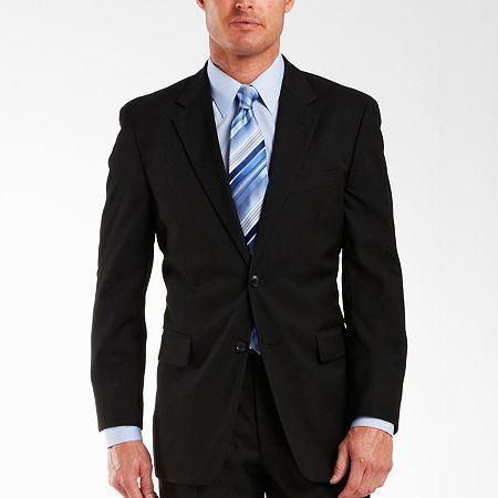 Adolfo Black Suit Jacket - Portly