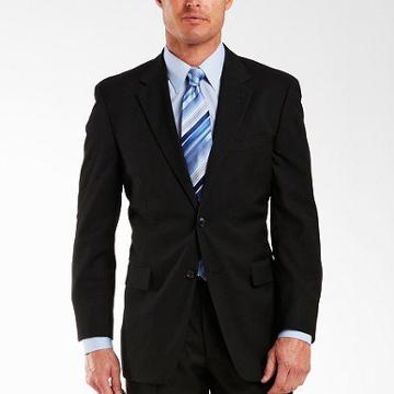 Adolfo Black Suit Jacket - Portly