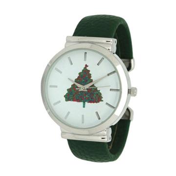 Olivia Pratt Womens Green Strap Watch-a917479green