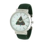 Olivia Pratt Womens Green Strap Watch-a917479green