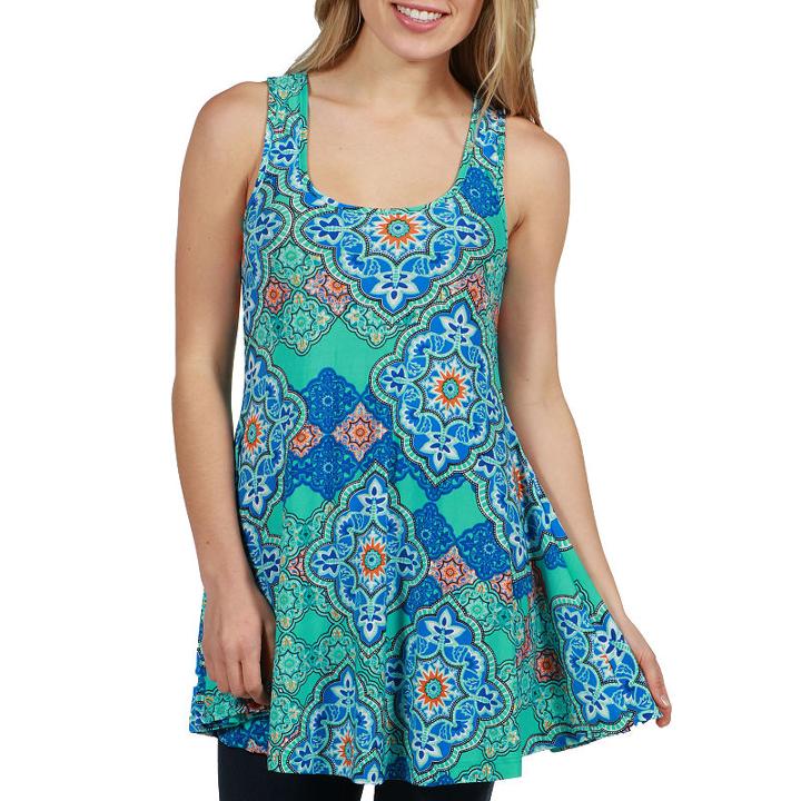 24/7 Comfort Apparel Elizabetta Tunic Top