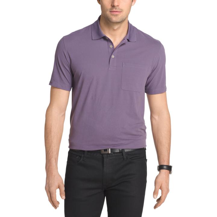 Van Heusen Short Sleeve Flex Stretch Solid Polo