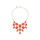 Monet Jewelry Orange Statement Necklace