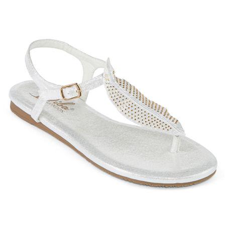 Diba London Leaf T-strap Sandals