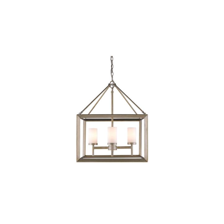 Smyth 4-light Chandelier In White Gold
