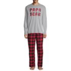 North Pole Trading Company Plaid Papa Bear 2 Piece Set -men's