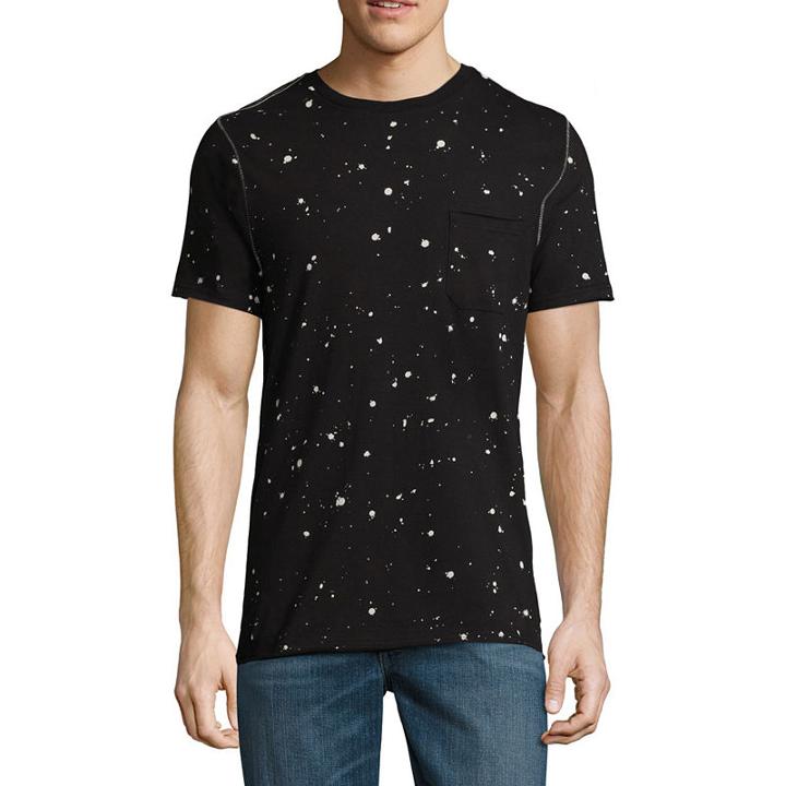 Decree Short Sleeve Raw Edge Pocket T-shirt